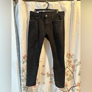 H&M Men's Dark Black Slim Jeans